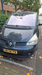 Renault Grand Espace 2.0 16V Turbo 125KW AUT E4 2006 Zwart, Auto's, Renault, 1998 cc, 4 cilinders, 2000 kg, 7 stoelen