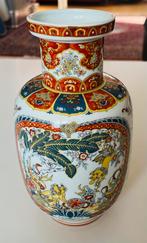 Een vintage Italiaanse keramische vaas in Chinese stijl., Antiek en Kunst, Ophalen of Verzenden