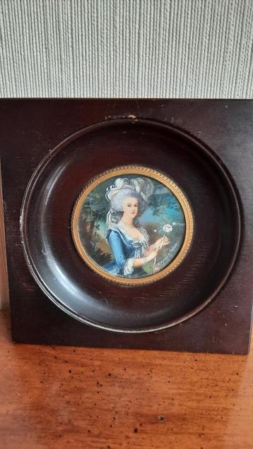 minatuur marie antoinette naar lebrun frans beschikbaar voor biedingen