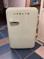Retro koelkast 107L pastelgroen, Witgoed en Apparatuur, Koelkasten en IJskasten, Ophalen, Minder dan 85 cm, 100 tot 150 liter