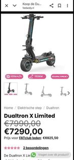 Dualtron x limited top snelheid 130km en kan naar 200km, Ophalen, Zo goed als nieuw, Elektrische step (E-scooter), Onbekend