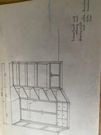 Lundia kledingkast, wit met grenen. Met aanbouw legkasten, Huis en Inrichting, Kasten | Kledingkasten, Ophalen, Gebruikt, 200 cm of meer