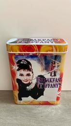 Retro blikje/doos voor tabakswaar met Audrey Heburn, Ophalen of Verzenden, Zo goed als nieuw, Overige, Overige merken