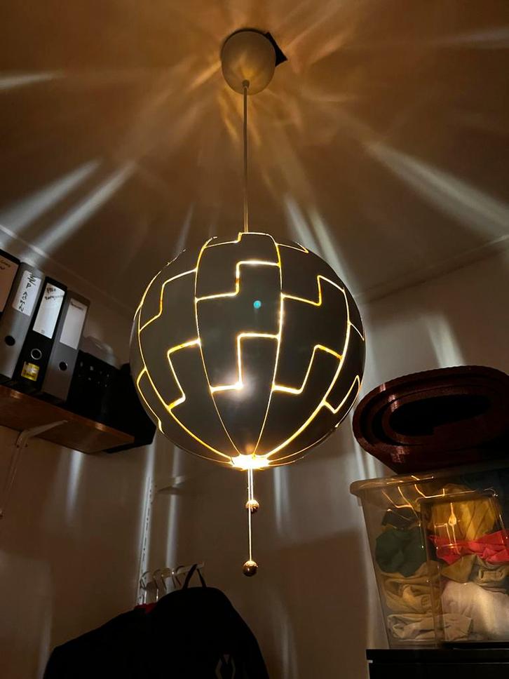 IKEA PS 2014 Hanglamp - Wit/Koper, Huis en Inrichting, Lampen | Hanglampen, Zo goed als nieuw, Minder dan 50 cm, Kunststof, Ophalen