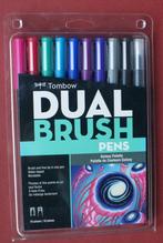 Tombow Dual Brush Pens Art Markers sets van 10, Hobby en Vrije tijd, Verzenden, Nieuw, Potlood of Stift