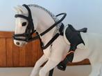 Schleich martingaal zwart borsttuig, Ophalen of Verzenden, Zo goed als nieuw, Paard, Beeldje of Figuurtje