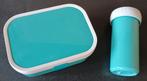 Mepal lunchset - broodtrommel met (melk)beker, Ophalen of Verzenden, Zo goed als nieuw