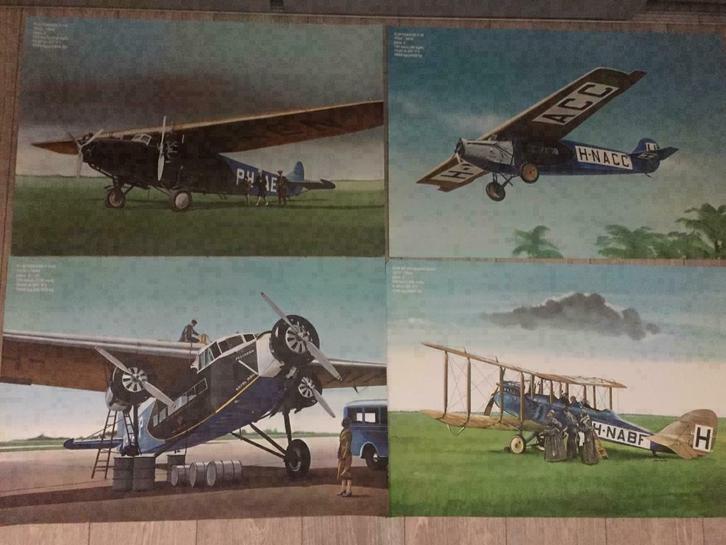 Thijs Postma vliegtuigprenten 11 stuks., Verzamelen, Luchtvaart en Vliegtuigspotten, Zo goed als nieuw, Kaart, Foto of Prent, Ophalen of Verzenden