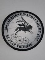 Embleem 78e Airborne Wandeltocht 80 jaar vrijheid, Ophalen of Verzenden, Landmacht, Nederland, Embleem of Badge