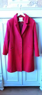 Mantel roze/rood maat 40, Ophalen of Verzenden, Zo goed als nieuw, Maat 38/40 (M), Rood