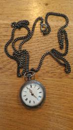 Twee 19e eeuwse zakhorloges, Sieraden, Tassen en Uiterlijk, Horloges | Antiek, Ophalen of Verzenden, Staal, Overige merken, 1960 of later