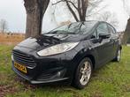 Ford Fiësta 1.0 74KW/101PK 5D 2015 Zwart 5-dsrs Airco, Auto's, Ford, Voorwielaandrijving, 100 pk, Origineel Nederlands, Handgeschakeld
