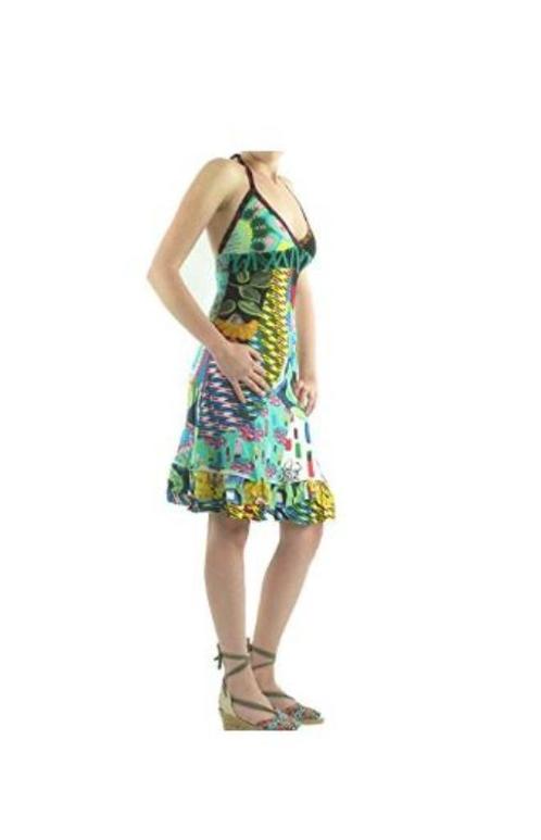 Prachtige jurk van DESIGUAL in maat L., Kleding | Dames, Jurken, Zo goed als nieuw, Maat 42/44 (L), Knielengte, Verzenden