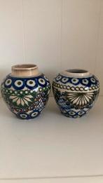 Vintage - Bunzlauer keramiek - set van 2 potjes, Antiek en Kunst, Ophalen of Verzenden