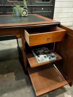Vintage/Antiek houten bureau, Brocante werkplek, Ophalen