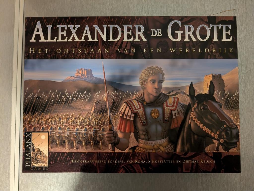 Alexander de Grote Bordspel - Strategie en Geschiedenis!, Hobby en Vrije tijd, Gezelschapsspellen | Bordspellen, Zo goed als nieuw