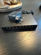 TP-Link TL-SG108S 8-Poorts Gigabit Switch, Ophalen of Verzenden, Gebruikt
