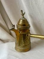 Fraai antiek Arabisch messing koffiepotje of Dallah, Antiek en Kunst, Ophalen of Verzenden