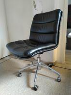 Vintage Artifort bureaustoel leer Channel Geoffrey Harcourt, Huis en Inrichting, Bureaustoelen, Ophalen, Ergonomisch, Gebruikt