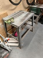 Zaagtafel. Mooie sterke staal stabiel igst, Ophalen of Verzenden, Gebruikt, 170 cm of meer
