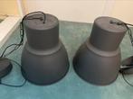 2x IKEA HEKTAR hanglamp – industrieel, antracietgrijs, Huis en Inrichting, Ophalen, Gebruikt, Rond, 25 tot 50 cm