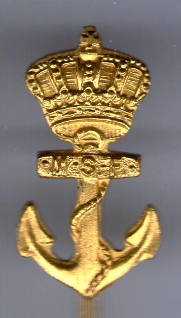 Marine Sanatorium fonds MSF koper speldje ( P_045 ), Verzamelen, Speldjes, Pins en Buttons, Zo goed als nieuw, Speldje of Pin