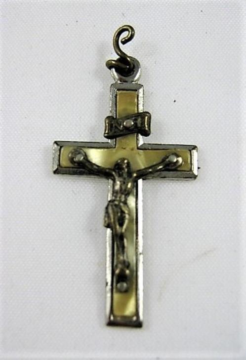 Kruisje - Crucifix - Hangertje (6917-80), Antiek en Kunst, Antiek | Religie, Verzenden
