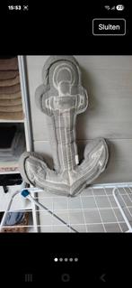 Riviera Maison Anker Kussen - Zo goed als nieuw!, Ophalen of Verzenden, Zo goed als nieuw, Grijs, Overige vormen