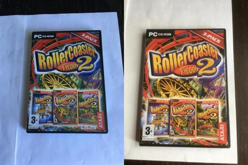 rollercoaster tycoon 1 2 expansion 6-pack PC GAME, Spelcomputers en Games, Games | Pc, Zo goed als nieuw, Strategie en Constructie