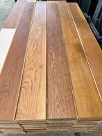 Eiken vloer 44 m2 massieve vloerdelen 2 cm dik 16 cm breed, Ophalen, Gebruikt, Vloerdelen of -planken, 10 m² of meer