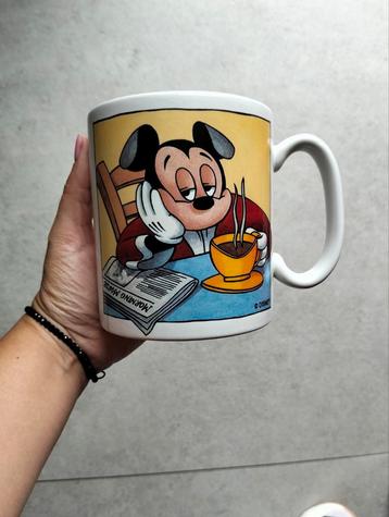 Vintage Disney mok jaren 90 – Mickey Mouse “Morning Mouse wi beschikbaar voor biedingen