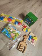Houten Speelgoed Set - Puzzels & Activiteiten, 2 tot 4 jaar, Zo goed als nieuw, Van hout, Meer dan 50 stukjes