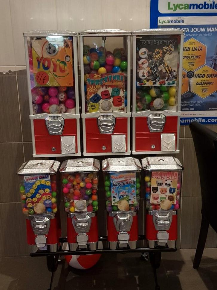 Speelgoedautomaat op wielen - Vol met speelgoed!, Verzamelen, Automaten | Gokkasten en Fruitautomaten, Zo goed als nieuw, Euro