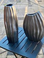 2x mooie vazen, Ophalen of Verzenden, Zo goed als nieuw, Glas, Minder dan 50 cm