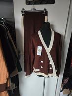 Dames broekpak set nieuw, Ophalen of Verzenden, Nieuw, Maat 42/44 (L), Bruin