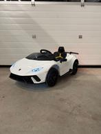Elektrische Kinderauto Lamborghini Huracán, Ophalen of Verzenden, Gebruikt