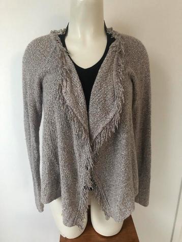 Blaumax grijs beige taupe openvallend vest l met wol wollen beschikbaar voor biedingen