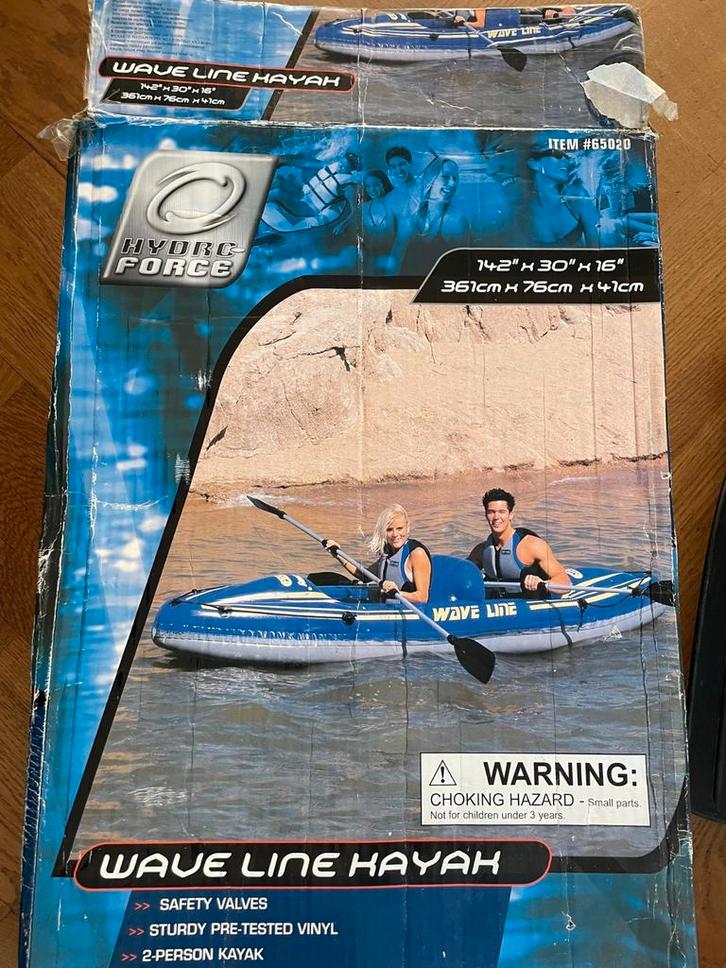 Kano, opblaasbaar,, Watersport en Boten, Kano's, Zo goed als nieuw, Overige typen, Opblaasbaar, Ophalen