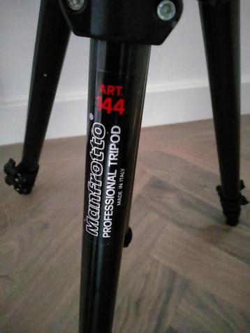 Statief Manfrotto, ART 144B/CD28, professional Balhoofd R141 beschikbaar voor biedingen