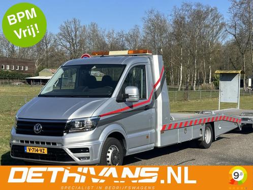 Volkswagen Crafter 50 2.0TDI 177PK Oprijwagen Tijhof AluLine, Auto's, Bestelauto's, Bedrijf, Te koop, ABS, Airbags, Airconditioning