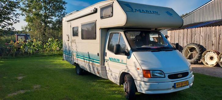 Ford big marlin, Caravans en Kamperen, Campers, Particulier, meer dan 6, Alkoof, Ford, Diesel, Handgeschakeld, L-zit, 7 tot 8 meter