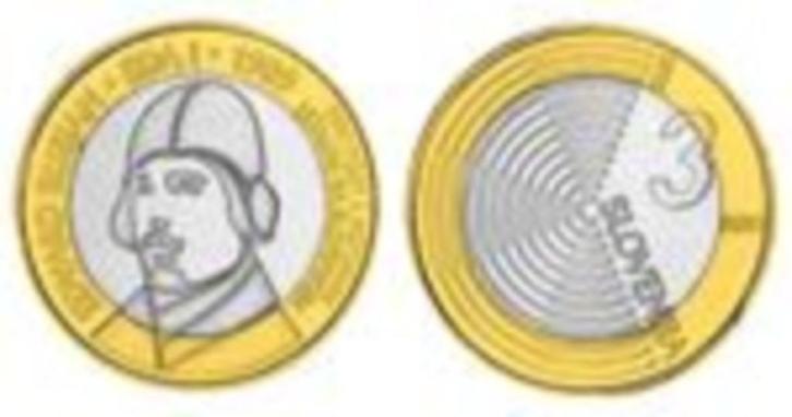 3 Euro Slovenie 2009 - Edvard Rustijan - UNC, Postzegels en Munten, Munten | Europa | Euromunten, Losse munt, Overige waardes