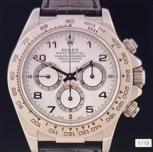 Rolex Daytona white gold 16519  Zenith El Primero, Sieraden, Tassen en Uiterlijk, Horloges | Heren, Zo goed als nieuw, Rolex, Goud