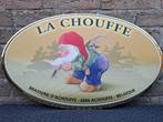 Reclamebord chouffe blond (1ste versie - zeldzaam), Ophalen of Verzenden, Nieuw, Reclamebord, Plaat of Schild, Overige merken