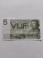 5 Gulden 1966 Vondel I ZF+, Postzegels en Munten, Bankbiljetten | Nederland, Los biljet, Ophalen of Verzenden, 5 gulden