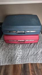 Grote Samsonite koffers met inklap duw/trekstang, Sieraden, Tassen en Uiterlijk, Ophalen, Gebruikt, Hard kunststof, Slot