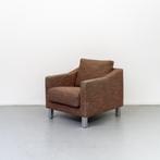 1x Leolux Antonia Fauteuil Rood/Bruin Gemêleerde Stof, Niet ingevuld, Gebruikt, Niet ingevuld, 75 tot 100 cm