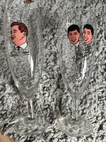 WILLY ALBERTI EN BLUE DIAMONDS GLAS VINTAGE beschikbaar voor biedingen