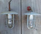 2x Industria Rotterdam hanglamp buitenlamp industriële lamp, Gebruikt, Wandlamp, Ophalen of Verzenden, Netvoeding