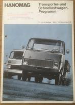 Hanomag bestelwagenfolder uit 1963, Boeken, Gelezen, Overige merken, Verzenden